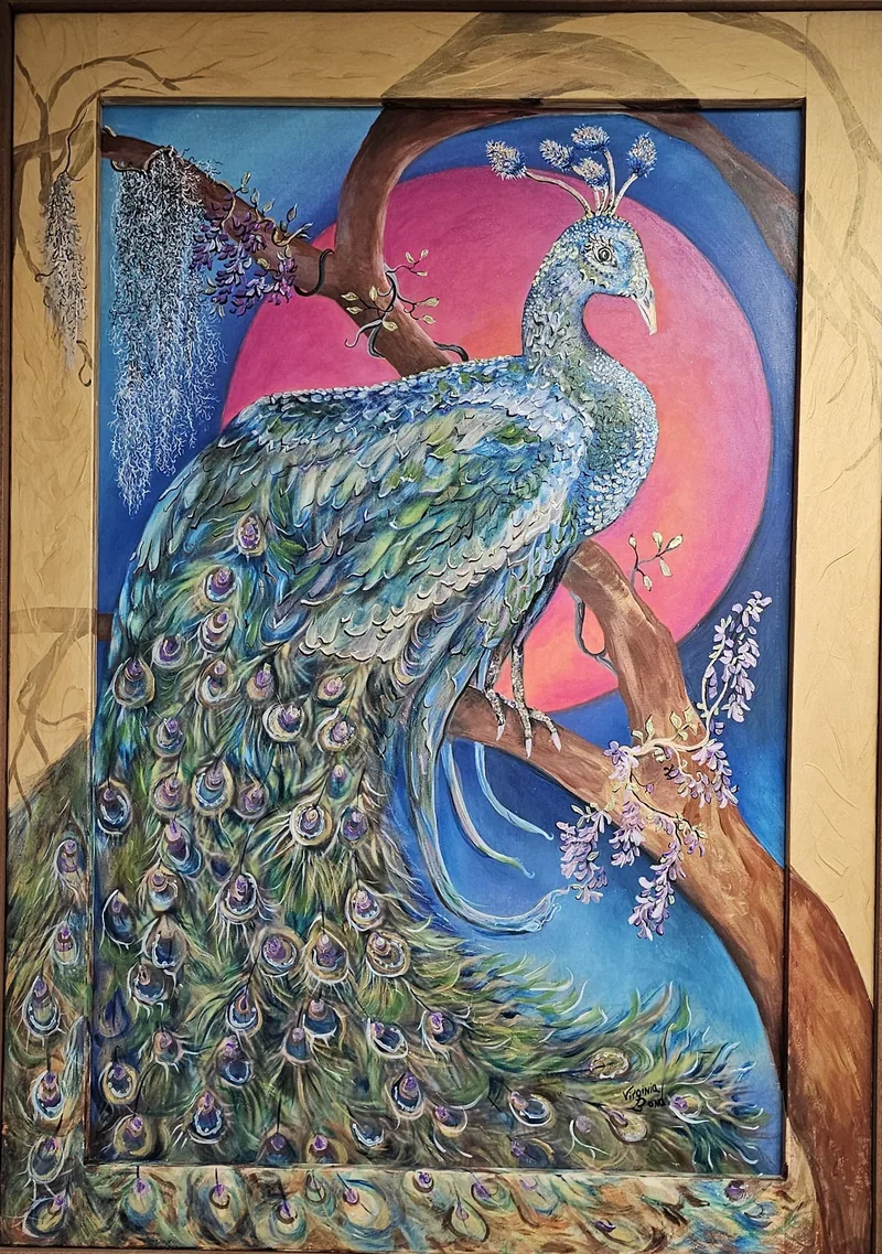 Majesty in Bloom - $2,400.00 by Virginia Bond, original artwork