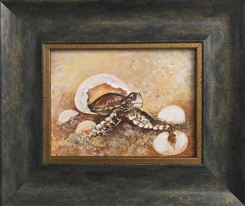 Lights Out Please #2 - $325.00 by Virginia Bond, original artwork