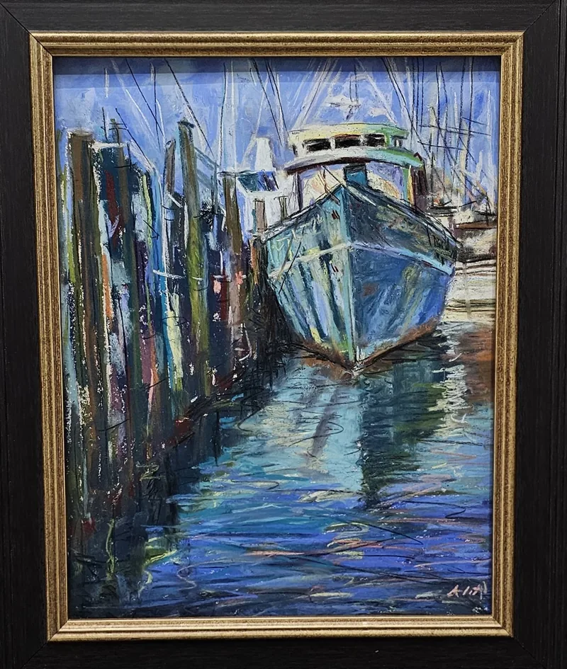 Tied to the Tide by Alia Kroos, oil