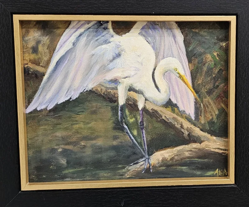 Artwork by Alia Kroos, oil